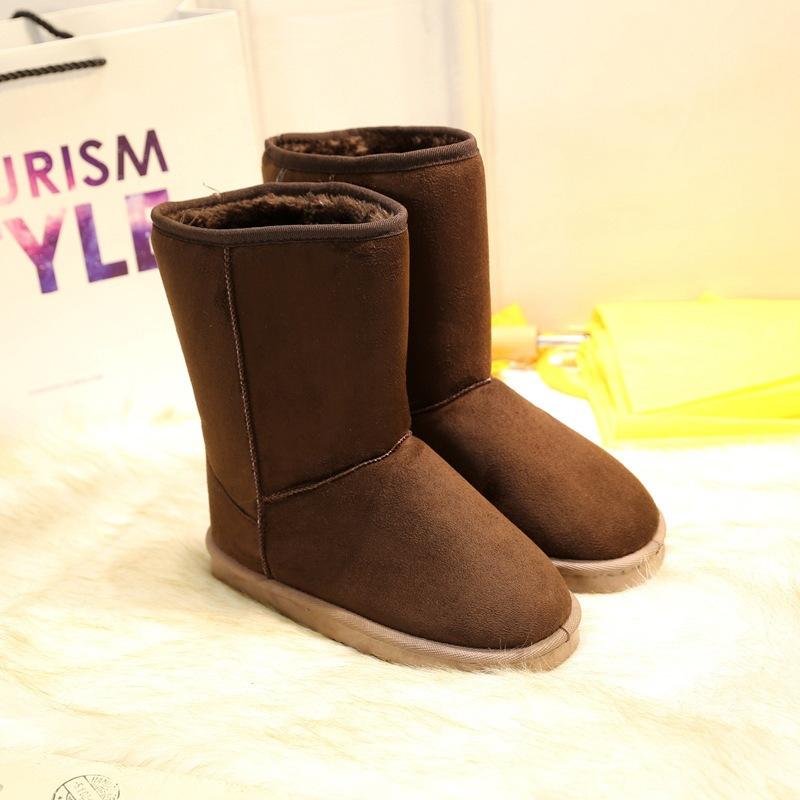 Snow boots women's Korean version winter student cotton shoes new short boots fleece boots women's boots casual thicker