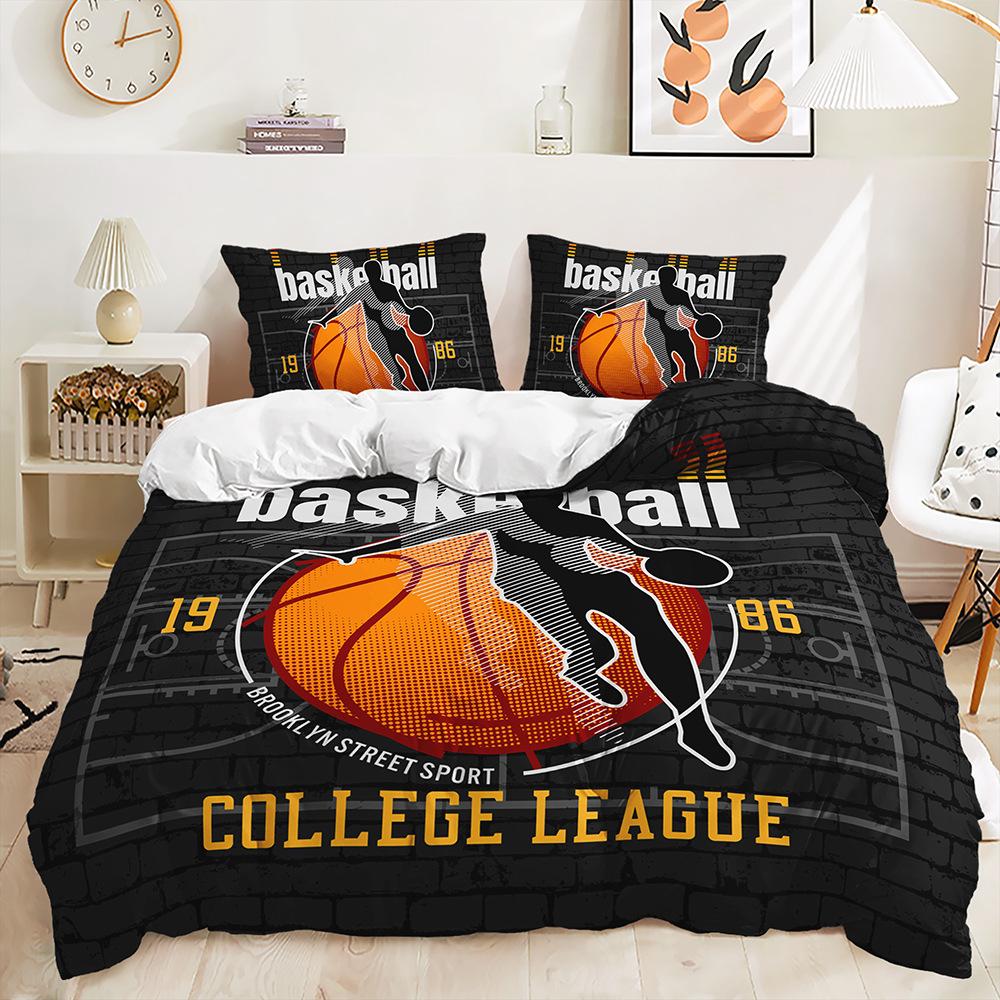 

Трехпредметный пододеяльник для баскетбола, бейсбола, спортивный, двухпредметный комплект постельного белья 135 * 200 (two-piece set) 90g