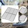 Rack Tray Iron Heavy Duty Roasting Grid for Cake Bread Cooking Cookies