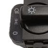 Car Headlamp Light Switch (with Light Dimmer Wheel) 1240126 90213283 For Opel 86-01 Car Headlight Switch Replacement