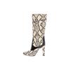 GUCCI Snakeskin-print Leather Boots 699416 19YK0 9777