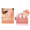 Sensory Party Cream Blush, Shimmer Peachy Orange Blush Stick for a Natural, Dewy Look Long-Lasting, Blendable Cheek Color In 6 Shades