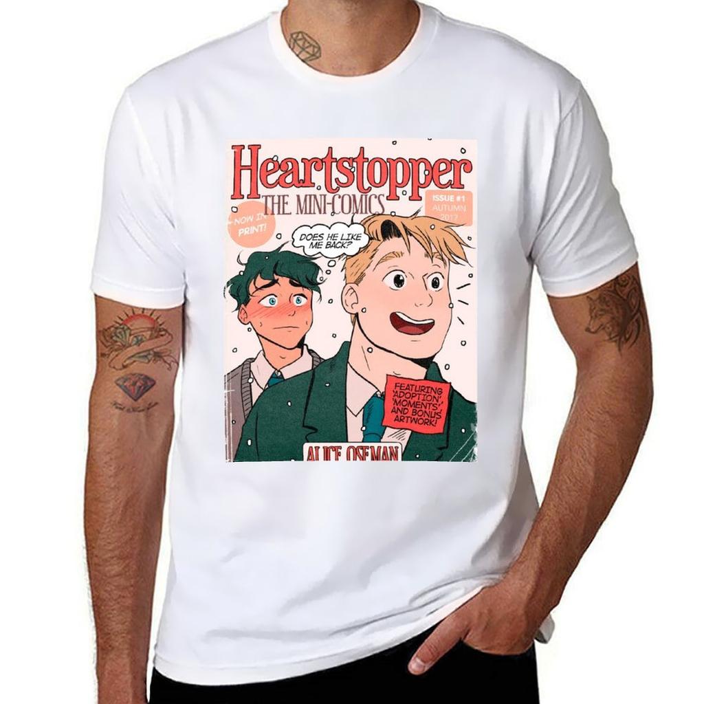 Heartstopper Comics Cover Art By Alcie Oseunisex Tshirt Unisex T Shirt Cotton High Quality Unisex T Shirts For Unisex Casual Tshirt