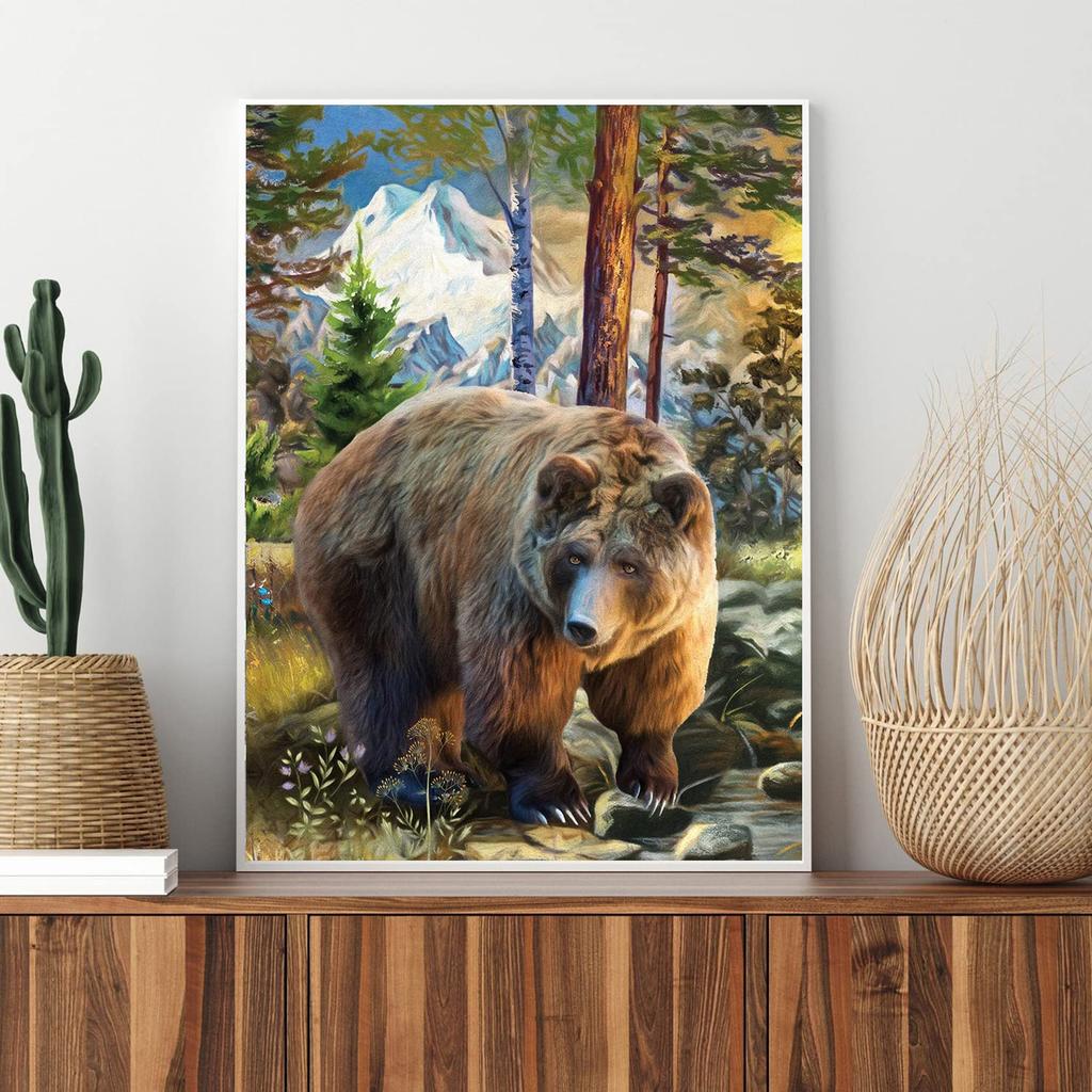 5D DIY Diamond Painting Animals and Landscapes Diamond Embroidery Cross Stitch Set Full Rhinestone Mosaic Home Decoration