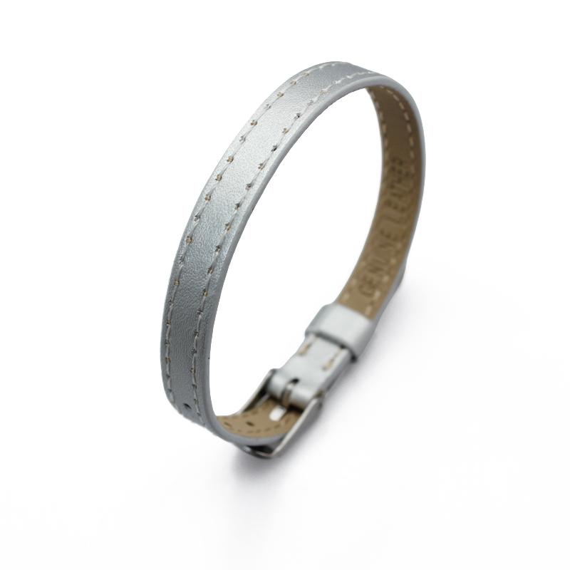 20pcs 8mm Genuine Real Leather Bracelet Wristband For Slide Letter Charms Women Men Jewelry Making Pet Collar DIY Accessories