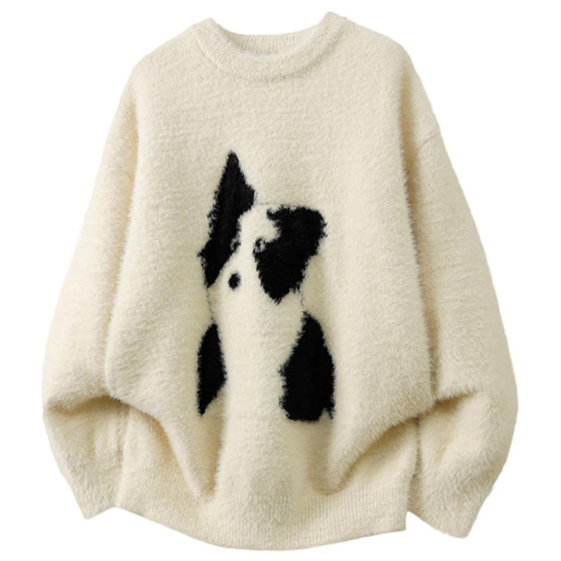 Men s Stylish Korean Round Neck Pullover Sweater - Autumn/Winter Loose Fit Knit Top XL