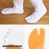 Thin Tabi White for Women Numbered [Ai-Ai] Rubber-Soled Boots, (14-20cm), Children, Kids, Dancers, Drummers, High-Altitude Work, Gardening, (JP, Size,
