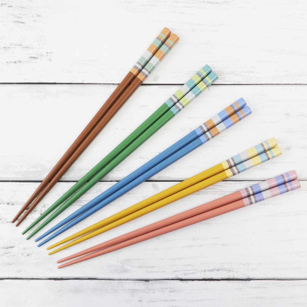Ishida Guest Color 5 23cm Chopsticks, Chopsticks, Border, Pairs, [67064]