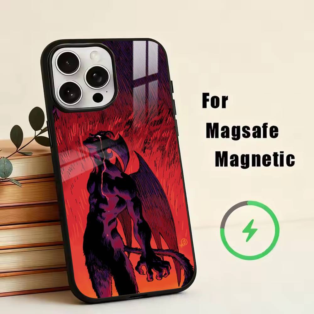 DC-Devilman C-Crybaby Phone Case For iPhone17,16,15,14,13,12,11 Plus,Pro Magnetic For Magsafe Wireless Charging