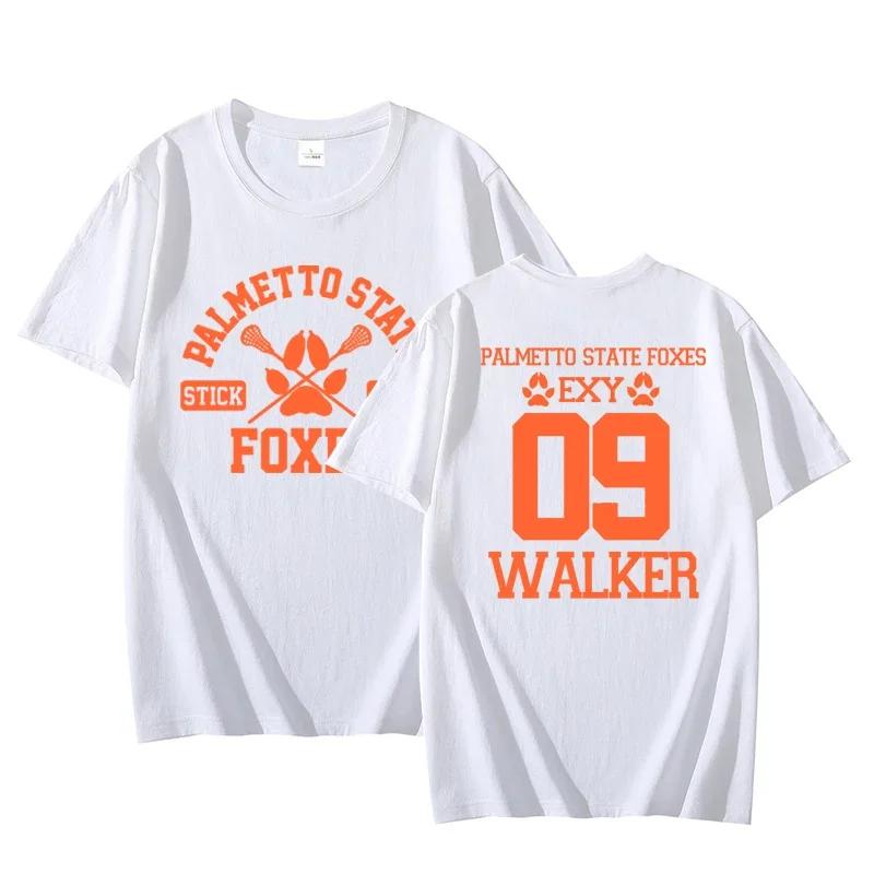 Alles für die Spiele Palmetto State Füchse T-Shirt für Frauen Kurzarm-T-Shirt Damen Rundhals-T-Shirts Damenbekleidung