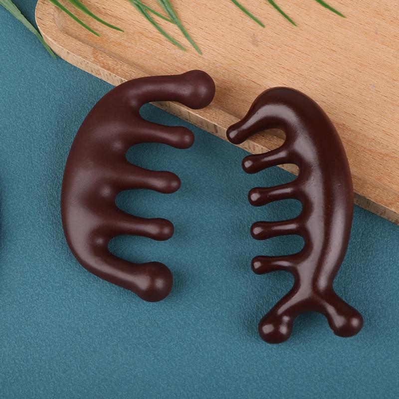 Körper Meridian Massagekamm Fünf Breitzahnkamm Akupunkturtherapie Blutzirkulation Glattes Haar