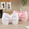 Bow Shaped Toothpaste Toothbrush Holder Multifunctional Bathroom Countertop Storage Rack For Washstand Vanity Decor Organizer