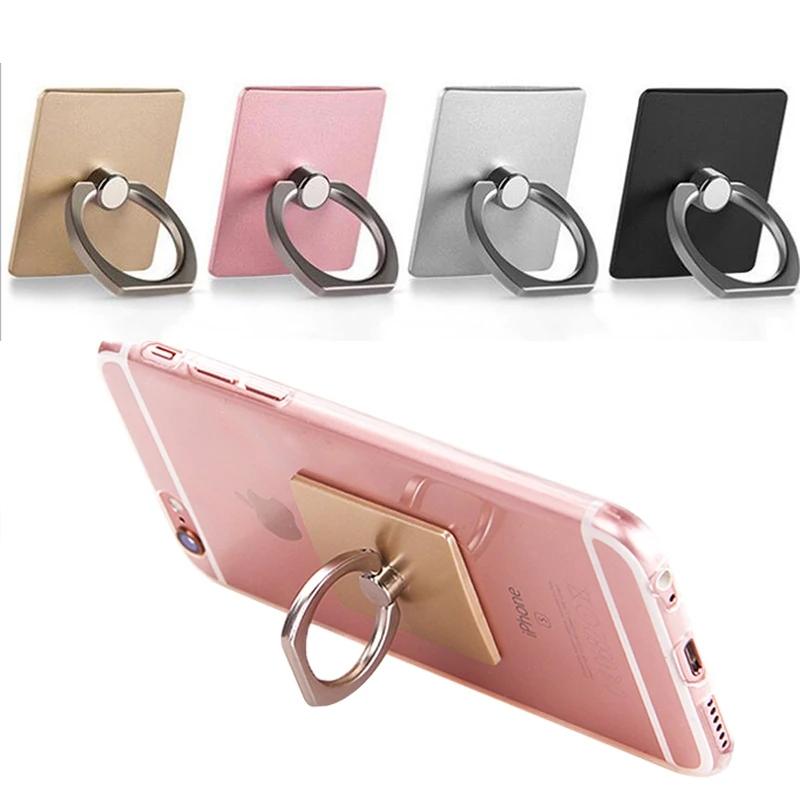 Finger Ring Mobile Phone Holder 161 Degree Rotating Holder Socket Round Smartphone Cell Ring Holders Mount Stand Accessories