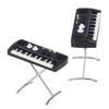 Miniatur Elektronische Orgel Modell Mini Größe 7cm/2.8in Natürliches Harzmaterial Bemalte Oberfläche Musikalisches Ornament