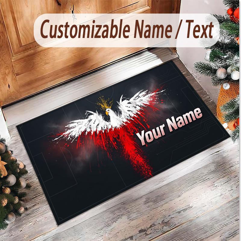 Personalized Crystal Velvet Carpet Poland Pattern Non Slip Floor Rug