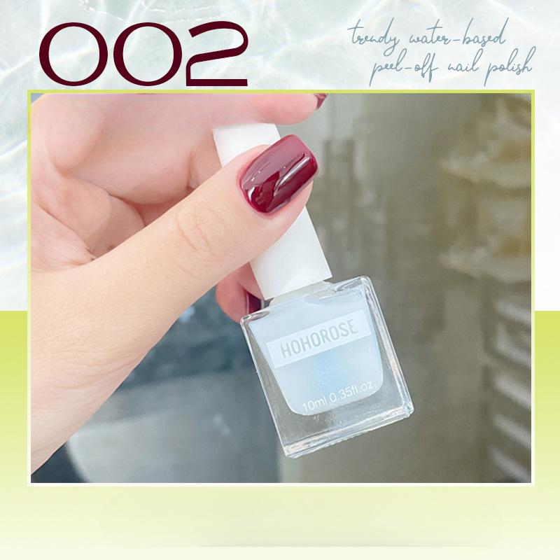 HOHOROSE Oja nouă pe bază de apă Uscare rapidă Fără coacere Lacrimă Albire Nail Art