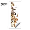 Animal Pattern Window Clings Cute Cartoon Cats/Dogs Wall Stickers, Waterproof PVC Decals, Peel And Vivid Theme Stickers Stick Decorative Murals