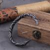 Men's Bracelet Heavy Duty Black Metal Statement Jewelry for Casual Wear Parties Music Festivals Durable Viking Inspired Design