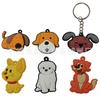 Adorable PVC Puppy Keychain Pendant Ornament Gift