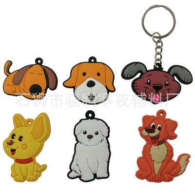 Schattige PVC Puppy Sleutelhanger Hanger Ornament Cadeau