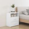 Day and Night - Day and Night White Nightstand 50x32x60 Cm