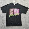ELSEWHERE Band T Shirt Medium Port & Co Set It Off Tour 2022 Power Pop *Hole