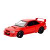 1/32 Subaru Impreza WRX 22B STI Toy Car Model Diecast Metal Vehicle Miniature Sound & Light Pull Back Collection Gift Kid
