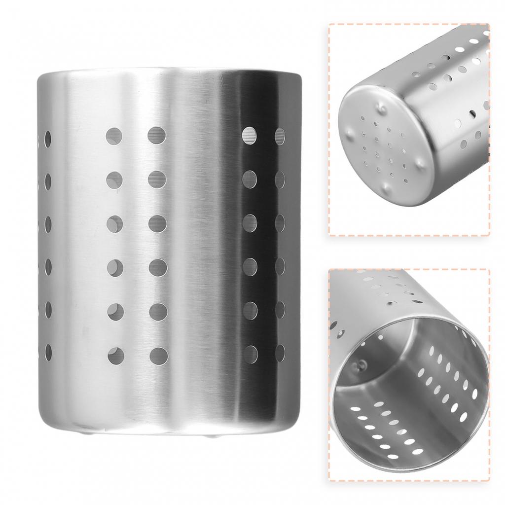 Stainless Steel Cutlery-Holder Drainer Storage Spoon Chopsticks Organizer-Rack