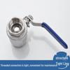 304 Stainless Steel Two-Piece Internal Thread Ball Valve