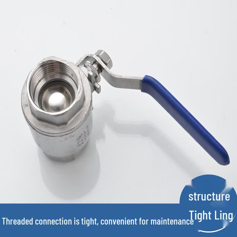 304 Stainless Steel Two-Piece Internal Thread Ball Valve