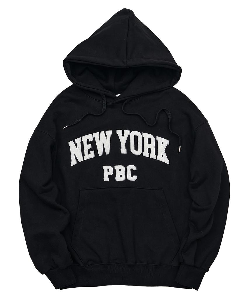 Boucle New York Hoodie - Black