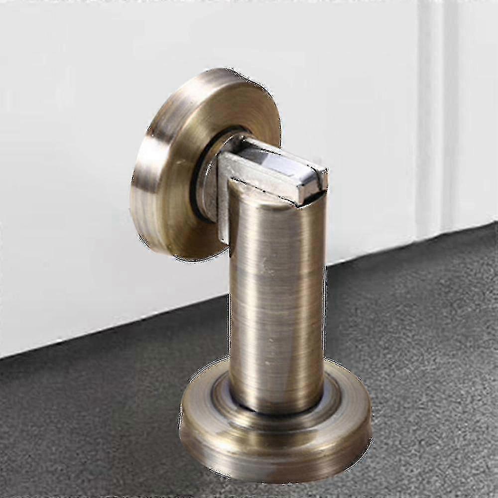 2025 Magnetischer Türstopper, Edelstahl gebürstete Türschnalle Modern Massiv