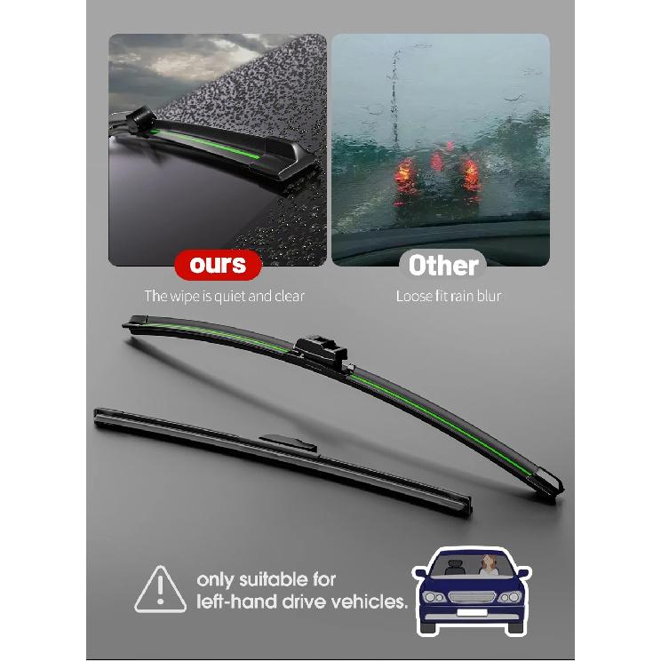 For Nissan Cube Z11 Z12 2003-2016 Front Windshield Wiper Blades 2pcs Windscreen Window Accessories 2004 2005 2006 2010 2013 2015