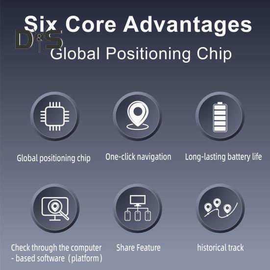 Urmăritor inteligent pentru animale de companie Guler de urmărire a locației Mod de poziționare globală în timp real Alimentat cu baterie Mini Tracker pentru câini Localizator de animale de companie anti-pierdere