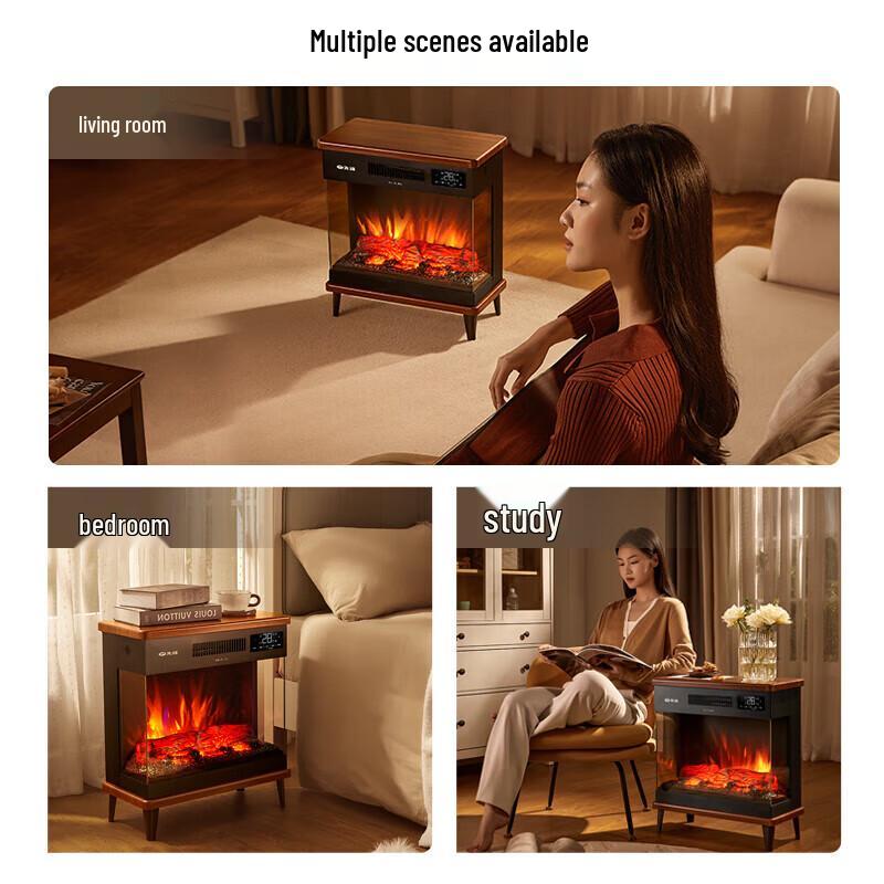 Chauffage de cheminée électrique Pioneer Smart Graphene