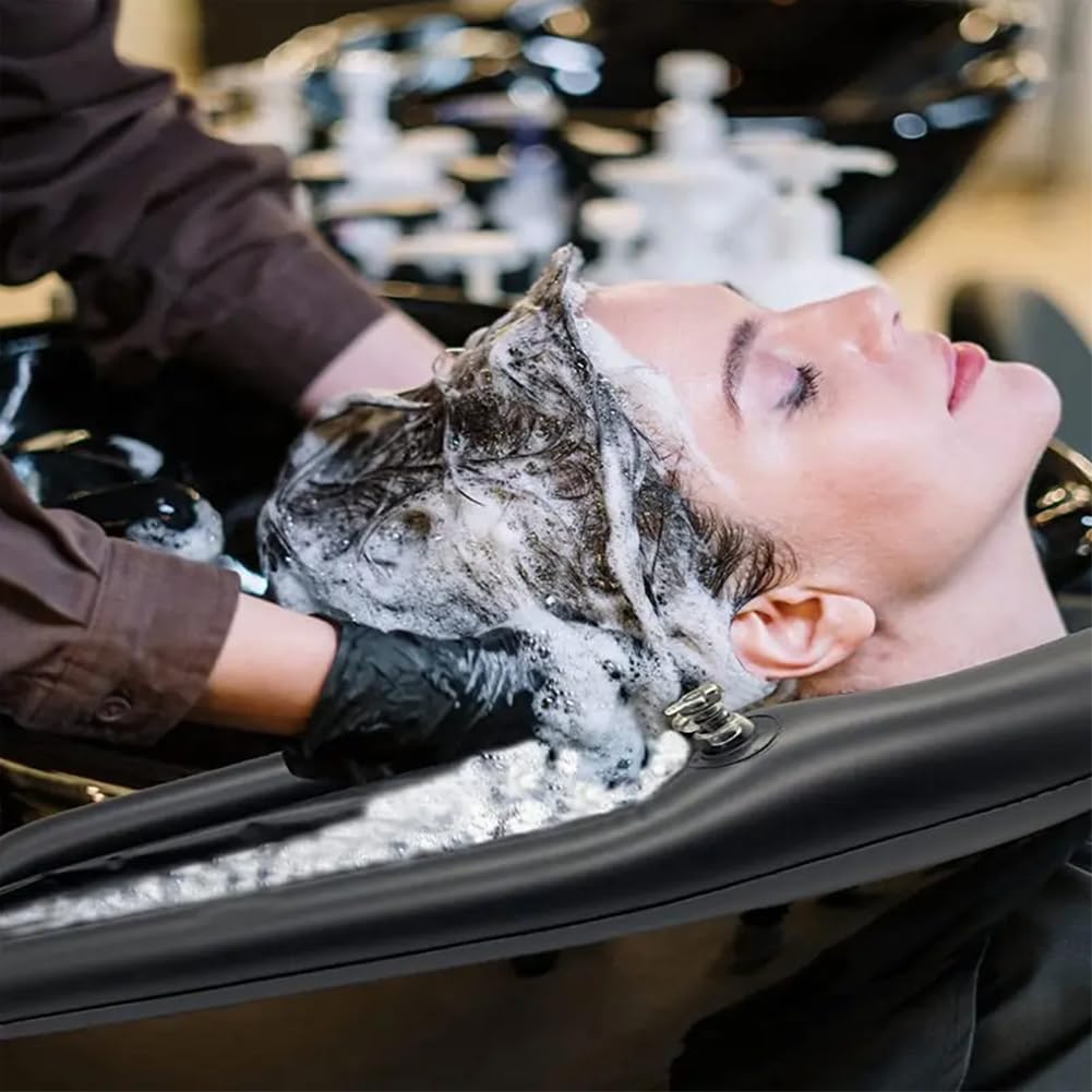 Tragbares Shampoo-Pad Aufblasbares Shampoo-Becken Badezimmerwerkzeuge Geeignet für Patienten Schwangere Ältere Kinder