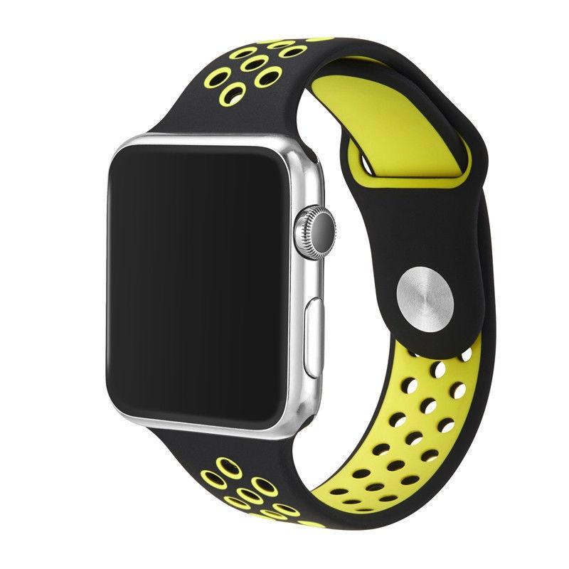 Replacement Sports Silicone Strap Watch Band For Apple Watch Iwatch 38mm 42mm