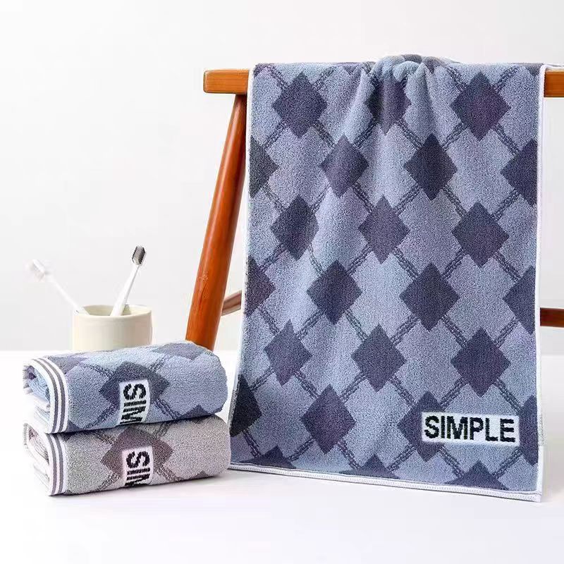 Adult bath towel, 40*100cm, 160g, large size, pure cotton, water-absorbent, no shedding, extra-long and thick, suitable for spor