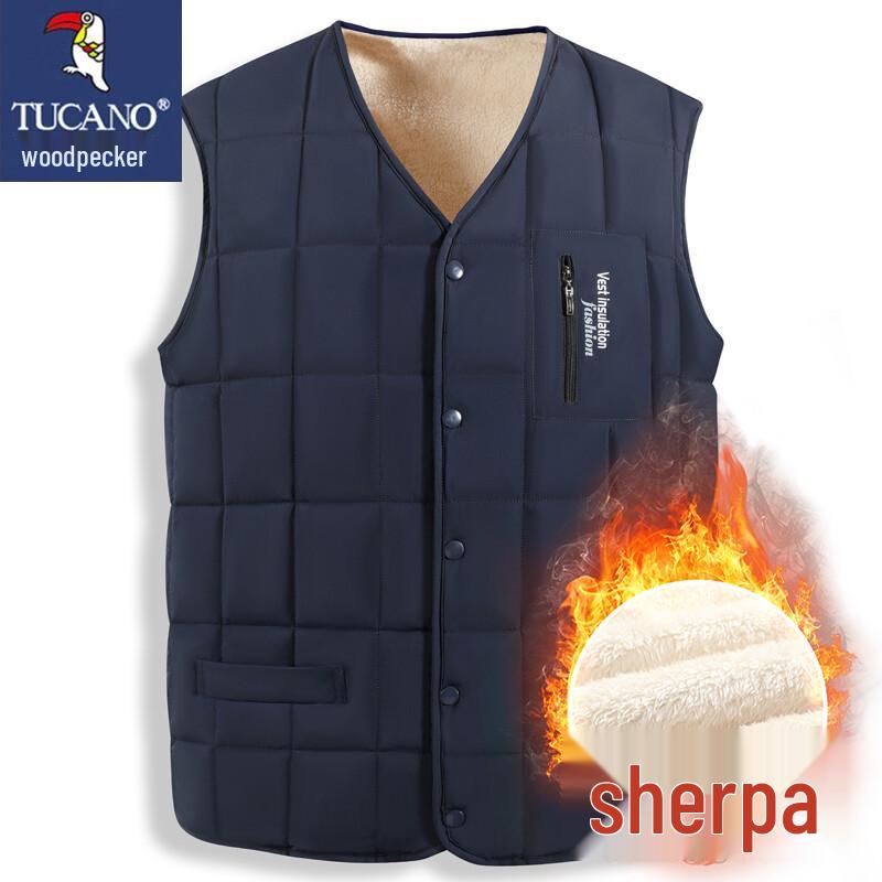 TUCANO Men's Fleece-Lined Thermal Casual Vest