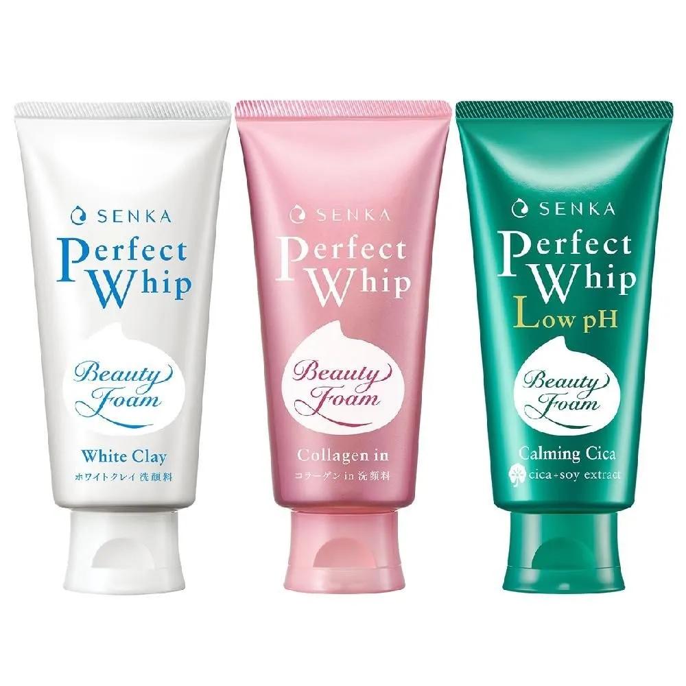 Senka Perfect Beauty Foam Cleansing Foam x 3 White clay