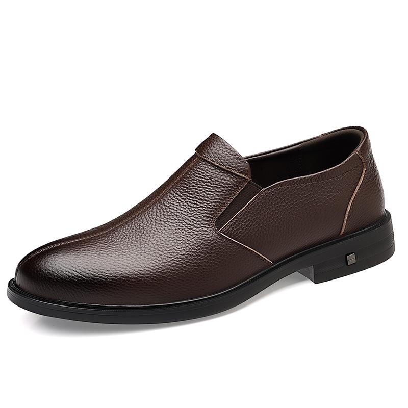 Fashion Hot Selling Adult Business Leather Shoes Minimalist and Comfortable Flat Bottomed Retro Style Work and Party Adult Fashion