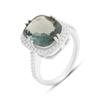 Silver Ring with London Blue Topaz 4.339ct, Product Weight 4.37 G (2151760)