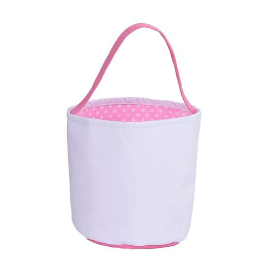 Easter Hand Gift Bag Bunny Pattern Handle Design Easter Egg Hunt Basket DIY Gift Candy Storage Pouch