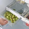 Transparent Egg Container Under-shelf Refrigerator Drawer Kitchen Storage Box Fruit Vegetable Preservation Organizer