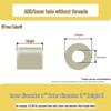 ABS Insulating Hollow Washer Spacer - White, Flat, Sleeve Style, Sizes: M3 to M10