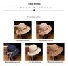 Women's Foldable Summer Beach Hat - Large Brim, Anti-UV, Floral Straw Sun Protection Hat