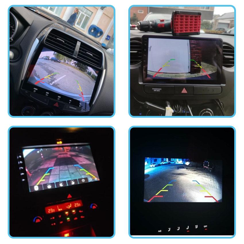 Car Rear View Camera HD Waterproof License Plate Frame Reversing Camera CCD Night Vision Parking Camera Universal Model