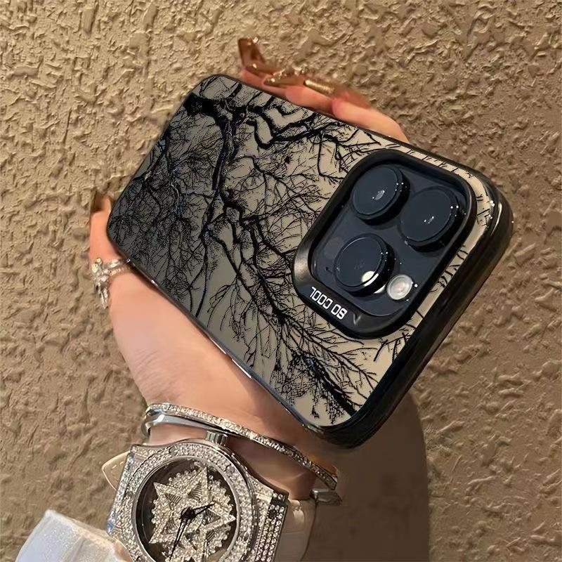 Bare Tree Branches Phone Case for iPhone 17 17E 16 16E 15 14 13 12 11 Air Pro Max Plus Soft TPU Anti Slip Shockproof Cover