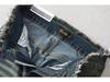 Retro Distressed Micro Flare High Waist Jeans for Women - Fall 2023 Slimming Straight Leg Pants with Raw Hem