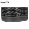 Logitech Wave Keys Ergonomische kabellose Bluetooth-Tastatur